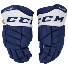 Краги Auston Matthews Toronto Maple Leafs Autographed Fanatics Authentic Blue CCM Game Model with 2022 Hart Inscription - Limited Edition of 10