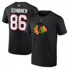 Футболка Chicago Blackhawks Teuvo Teravainen Fanatics Black Authentic Stack Name & Number Футболка Chicago Blackhawks Teuvo Teravainen Fanatics Black Authentic Stack Name & Number