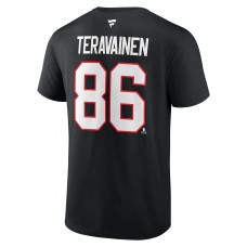 Футболка Chicago Blackhawks Teuvo Teravainen Fanatics Black Authentic Stack Name & Number Футболка Chicago Blackhawks Teuvo Teravainen Fanatics Black Authentic Stack Name & Number
