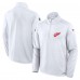Кофта на короткой молнии Detroit Red Wings Fanatics 2025 NHL Stadium Series Authentic Pro - White