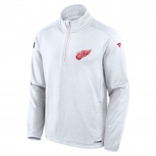 Кофта на короткой молнии Detroit Red Wings Fanatics 2025 NHL Stadium Series Authentic Pro - White