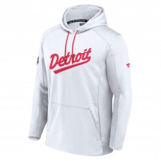 Толстовка Detroit Red Wings Fanatics 2025 NHL Stadium Series Authentic Pro - White