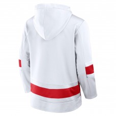 Толстовка Detroit Red Wings Fanatics 2025 NHL Stadium Series Inside Line Fleece - White/Athletic Red