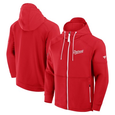 Толстовка на молнии Detroit Red Wings Fanatics 2025 NHL Stadium Series Authentic Pro Scuba Neck - Red