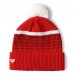 Шапка с помпоном Detroit Red Wings Fanatics 2025 NHL Stadium Series Team Cuffed Knit - Red
