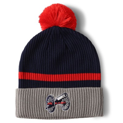 Шапка с помпоном Columbus Blue Jackets Fanatics 2025 NHL Stadium Series Team Cuffed Knit - Navy