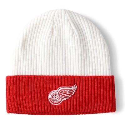 Шапка Detroit Red Wings Fanatics 2025 NHL Stadium Series Team Cuffed Knit - White