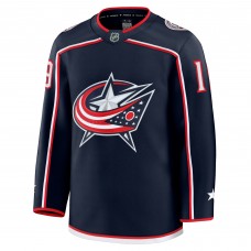 Джерси Columbus Blue Jackets Adam Fantilli Fanatics Navy Home Premium