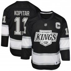 Подростковая Los Angeles Kings Anze Kopitar Black Replica Player Jersey