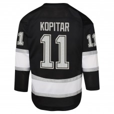 Подростковая Los Angeles Kings Anze Kopitar Black Replica Player Jersey
