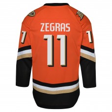 Игровая джерси Youth Anaheim Ducks Trevor Zegras Orange Replica Player