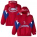 Montreal Canadiens OVO x Starter Red Half-Zip Hooded Jacket