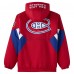 Montreal Canadiens OVO x Starter Red Half-Zip Hooded Jacket