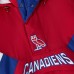 Montreal Canadiens OVO x Starter Red Half-Zip Hooded Jacket