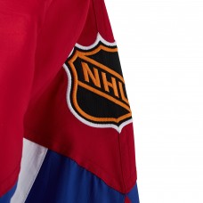 Montreal Canadiens OVO x Starter Red Half-Zip Hooded Jacket