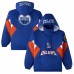 Edmonton Oilers OVO x Starter Royal Half-Zip Hooded Jacket