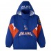Edmonton Oilers OVO x Starter Royal Half-Zip Hooded Jacket