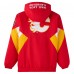 Calgary Flames OVO x Starter Red Half-Zip Hooded Jacket