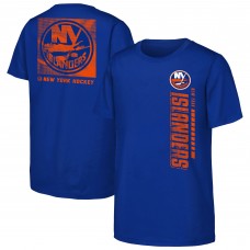 Подростковая New York Islanders Royal Atmosphere T-Shirt Подростковая New York Islanders Royal Atmosphere T-Shirt