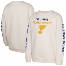 Подростковая St. Louis Blues Cream Star Power Pullover Sweatshirt