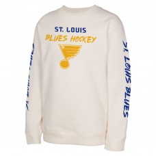 Подростковая St. Louis Blues Cream Star Power Pullover Sweatshirt