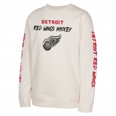 Подростковая Detroit Red Wings Cream Star Power Pullover Sweatshirt Подростковая Detroit Red Wings Cream Star Power Pullover Sweatshirt