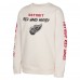 Подростковая Detroit Red Wings Cream Star Power Pullover Sweatshirt