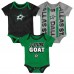 Малышам Dallas Stars Loyal Buddies Three-Pack Bodysuit Set