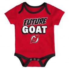 Малышам New Jersey Devils Loyal Buddies Three-Pack Bodysuit Set