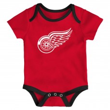 Малышам Detroit Red Wings Loyal Buddies Three-Pack Bodysuit Set