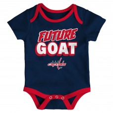 Малышам Washington Capitals Loyal Buddies Three-Pack Bodysuit Set