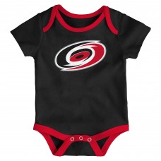 Newborn Carolina Hurricanes Loyal Buddies Three-Pack Bodysuit Set Newborn Carolina Hurricanes Loyal Buddies Three-Pack Bodysuit Set