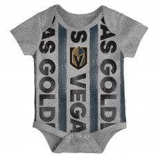 Newborn Vegas Golden Knights Loyal Buddies Three-Pack Bodysuit Set