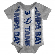 Newborn Tampa Bay Lightning Loyal Buddies Three-Pack Bodysuit Set Newborn Tampa Bay Lightning Loyal Buddies Three-Pack Bodysuit Set