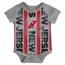 Newborn New Jersey Devils Loyal Buddies Three-Pack Bodysuit Set