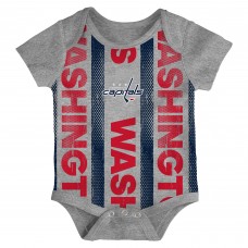 Newborn Washington Capitals Loyal Buddies Three-Pack Bodysuit Set