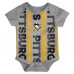 Newborn Pittsburgh Penguins Loyal Buddies Three-Pack Bodysuit Set