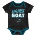Newborn San Jose Sharks Loyal Buddies Three-Pack Bodysuit Set