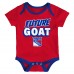 Newborn New York Rangers Loyal Buddies Three-Pack Bodysuit Set