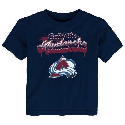 Футболка Toddler Colorado Avalanche Navy Bubbly Script