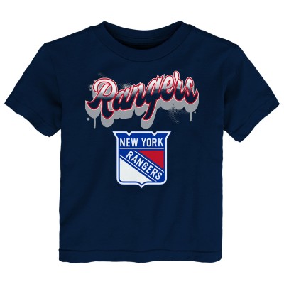 Футболка Toddler New York Rangers Navy Bubbly Script