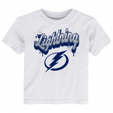 Футболка Toddler Tampa Bay Lightning White Bubbly Script Футболка Toddler Tampa Bay Lightning White Bubbly Script
