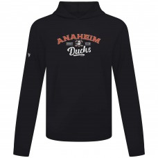 Толстовка Anaheim Ducks Levelwear Black Anthem Ice Wall