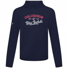Толстовка Columbus Blue Jackets Levelwear Anthem Ice Wall - Navy