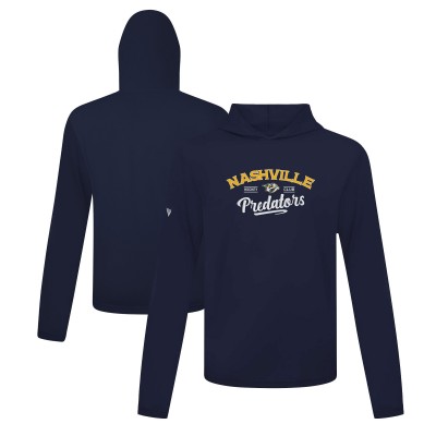 Толстовка Nashville Predators Levelwear Anthem Ice Wall - Navy