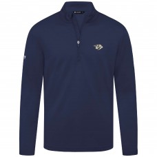 Кофта на короткой молнии Nashville Predators Levelwear Heron Insignia Core - Navy