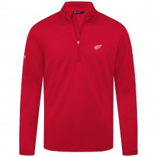 Detroit Red Wings Levelwear Red Heron Insignia Core Quarter-Zip Jacket Detroit Red Wings Levelwear Red Heron Insignia Core Quarter-Zip Jacket
