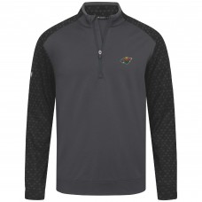 Кофта на короткой молнии Minnesota Wild Levelwear Aztec Insignia Core - Charcoal
