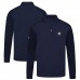 Winnipeg Jets Levelwear Navy Aztec Insignia Core Quarter-Zip Pullover Top