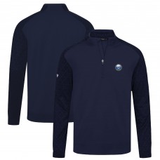 Buffalo Sabres Levelwear Navy Aztec Insignia Core Quarter-Zip Pullover Top